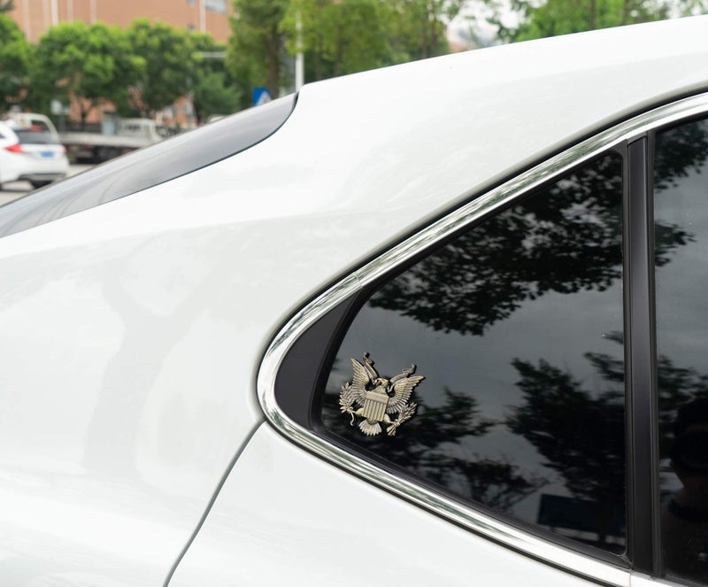 Fsforcar United States Military US Army Metal Car Emblem Sticker Decal (Bronze) - Image 4
